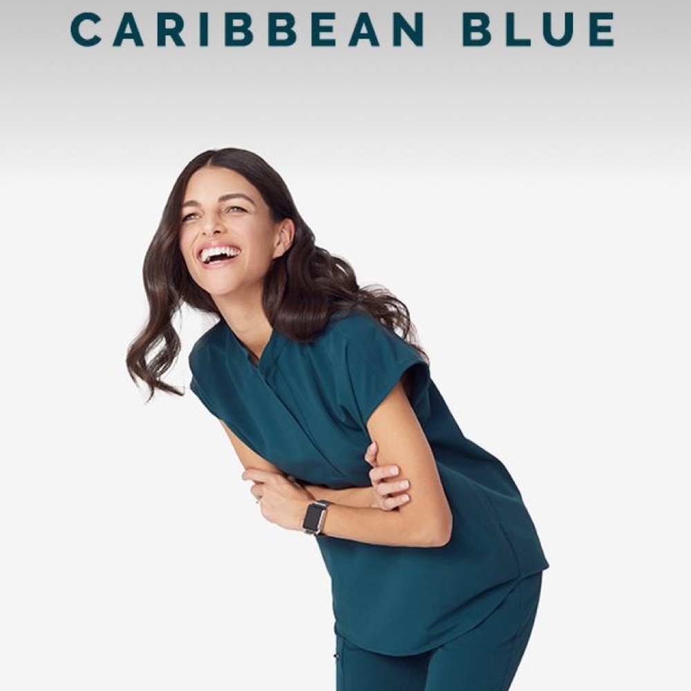 Figs Caribbean Blue Scrubs Bundle